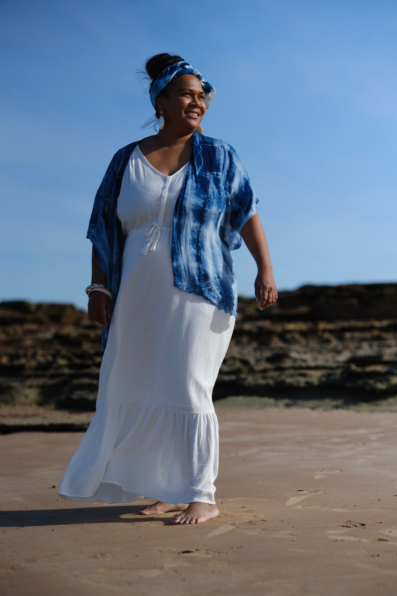 Bardi Blue Sarong - View 1