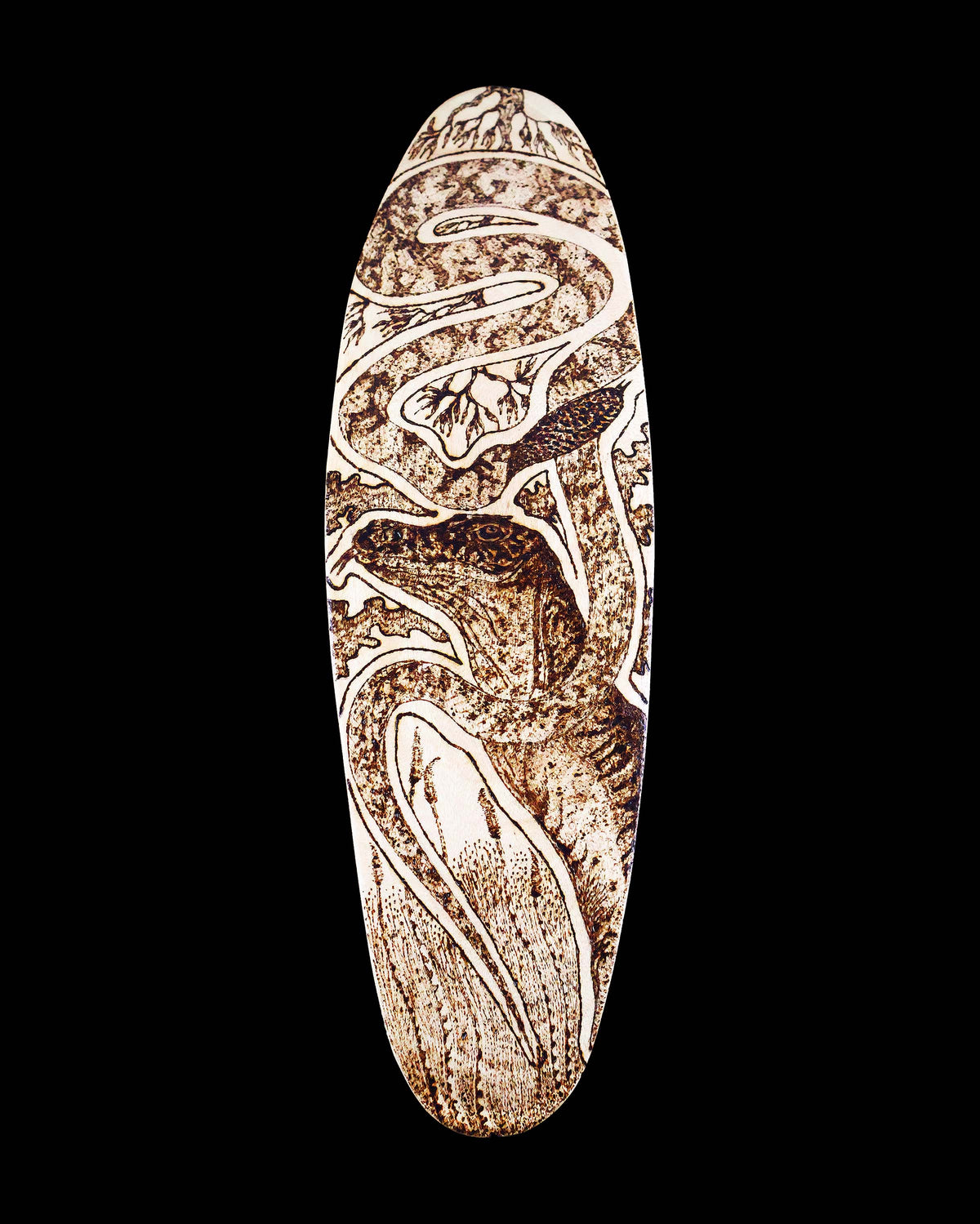 Marrga- Goanna and Black Headed Python by Russell Davey, Gordon Davey