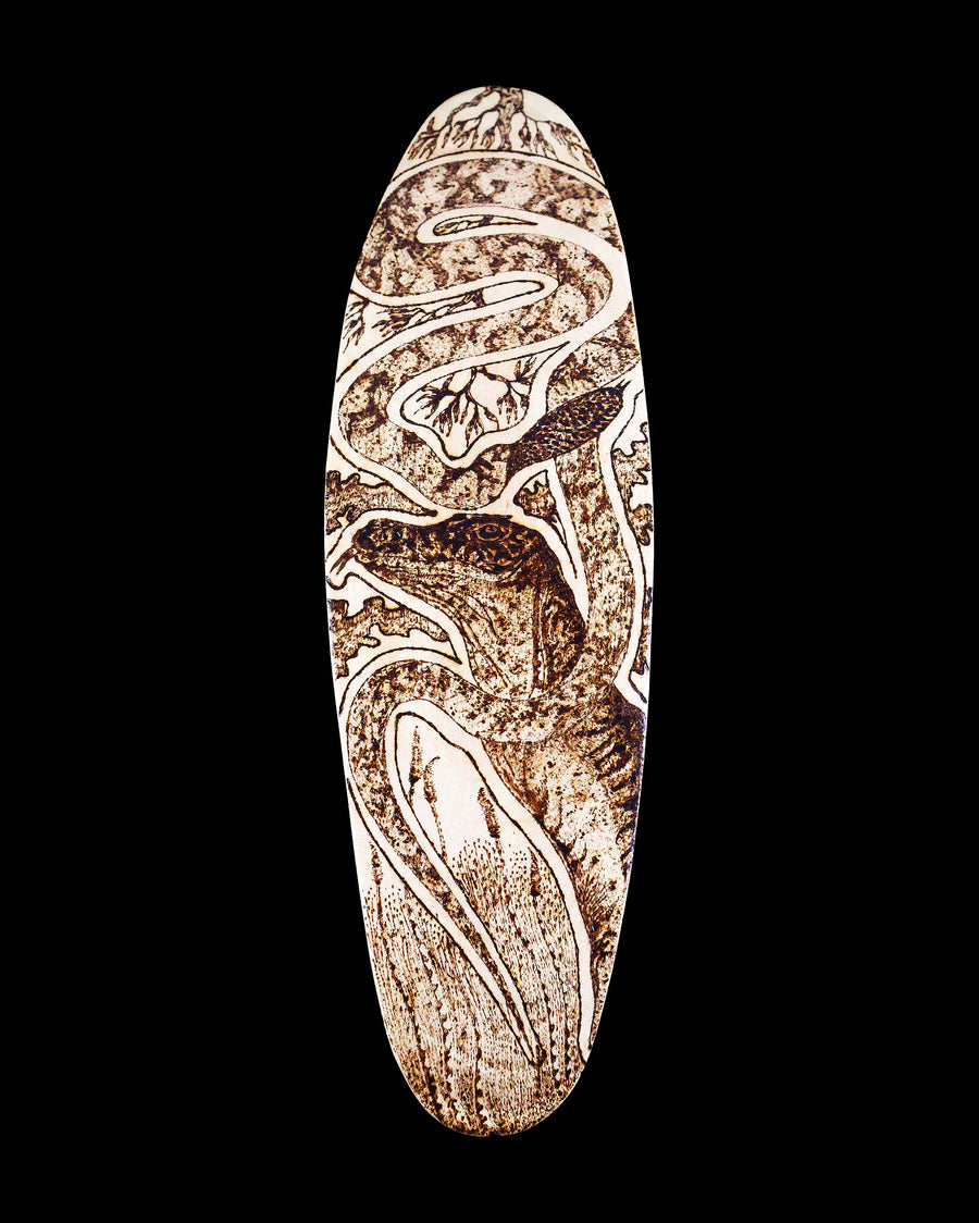 Marrga- Goanna and Black Headed Python by Russell Davey, Gordon Davey