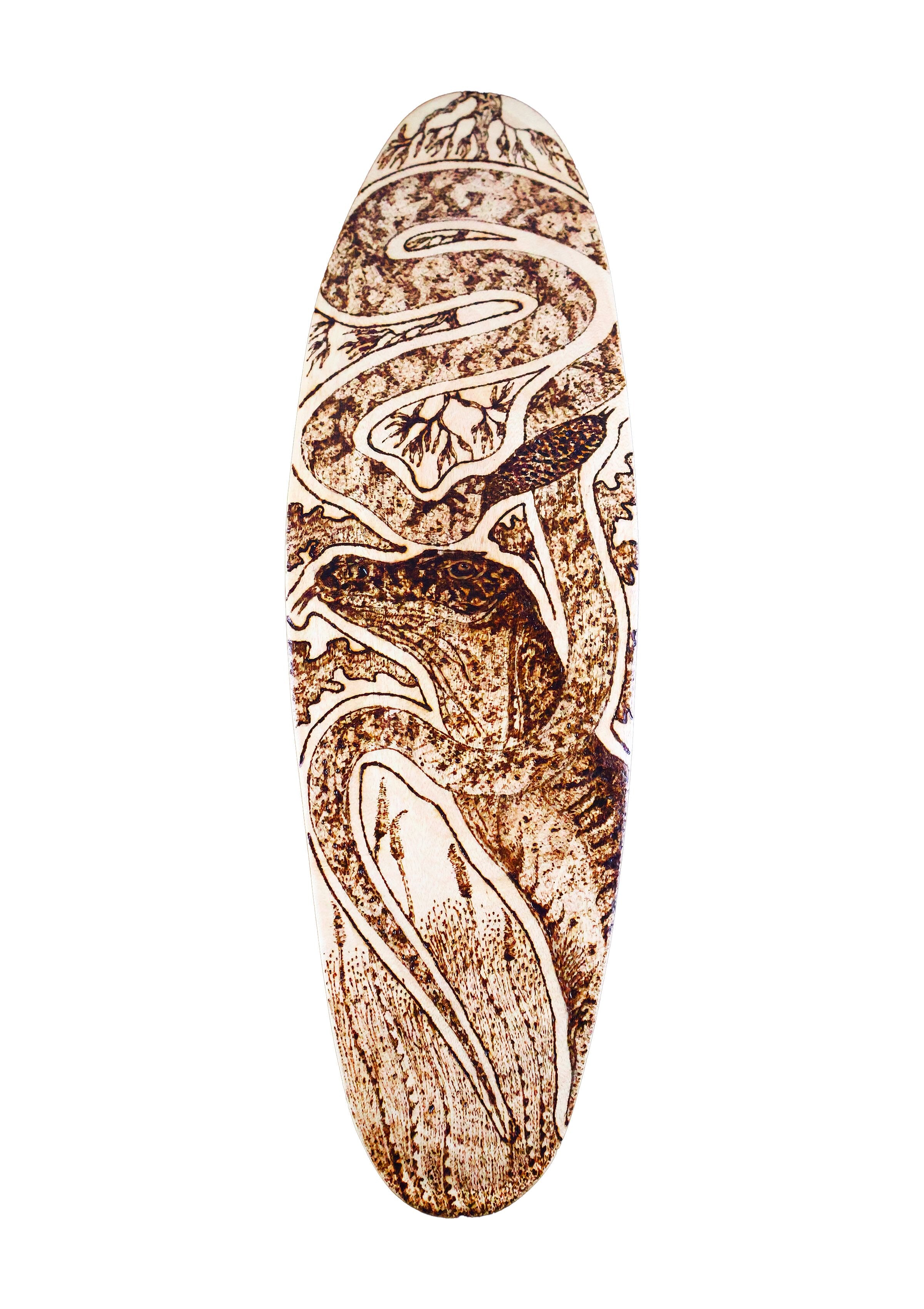 Marrga- (Shield) Goanna and Black Headed Python by Gordan Davey, Russell Davey
